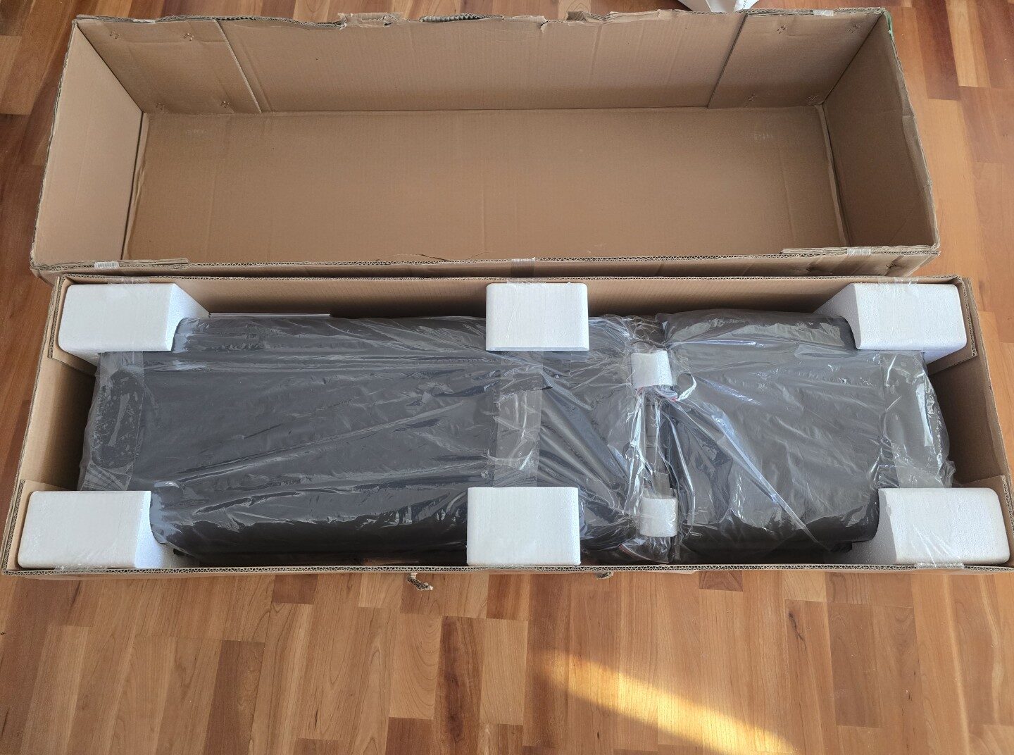 Bench, opened package